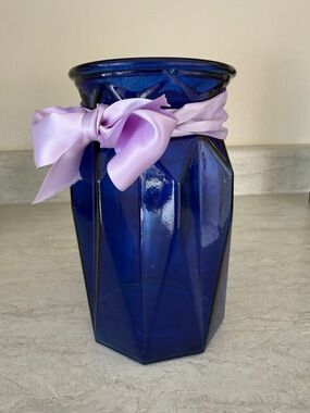 Blue Glass Vase